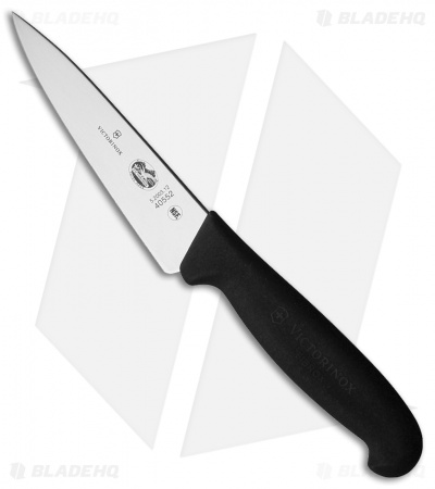 Victorinox Cutlery 5" Mini Chef's Kitchen Knife Black Fibrox VN5200312