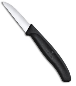 Victorinox Swiss Classic Paring Knife Black Polypropylene (2.4" Satin)