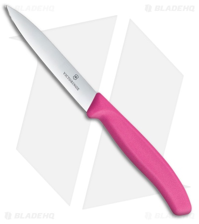 Victorinox Swiss Classic Paring Knife Pink Polypropylene (4" Satin)