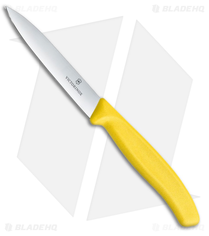 Victorinox Swiss Classic Paring Knife Yellow Polypropylene (4" Satin)