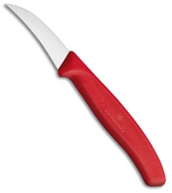 Victorinox Swiss Classic Shaping Knife Red Polypropylene (2.4&quot; Satin) | 217398