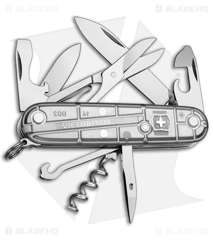 Victorinox Climber Swiss Army Knife Silver Tech 