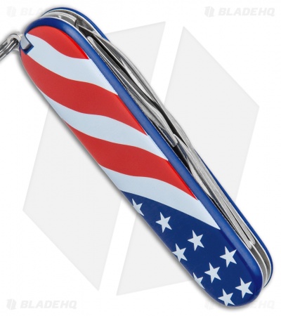 Victorinox Swiss Army Knife Tinker US Flag w/ Sharpener Combo Set 13603X6