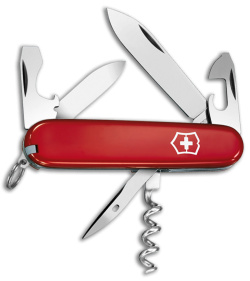 Victorinox Swiss Army Knife Red Spartan with Pouch