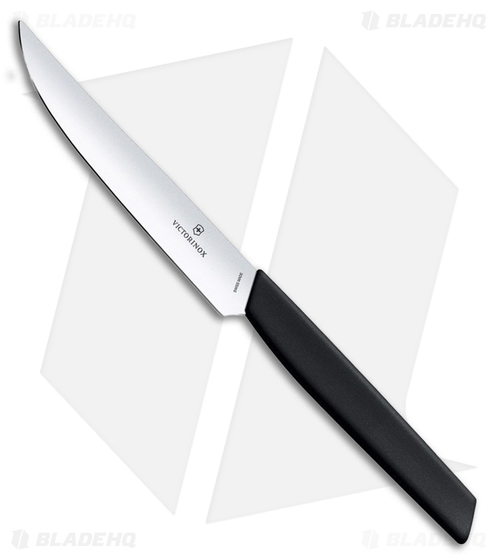 Victorinox Swiss Modern Steak Knife Black PPC (4.7" Satin)