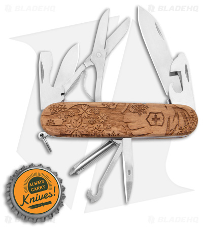 Victorinox Swiss Army Knife Super Tinker Wood  Winter Magic 2022