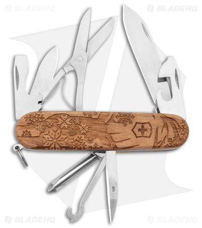 Victorinox Swiss Army Knife Super Tinker Wood  Winter Magic 2022