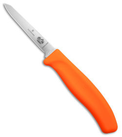 Victorinox Vent Boning Poultry Fixed Blade Knife Orange Nylon (3.3" Satin) 