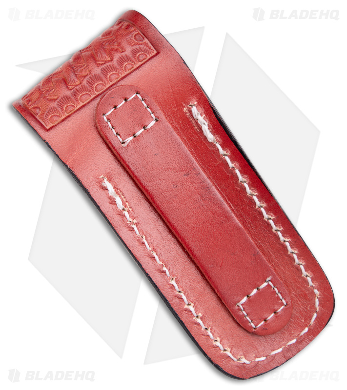 レッドペッパー Victorinox Red Leather Zermatt Large Belt Pouch - Blade HQ