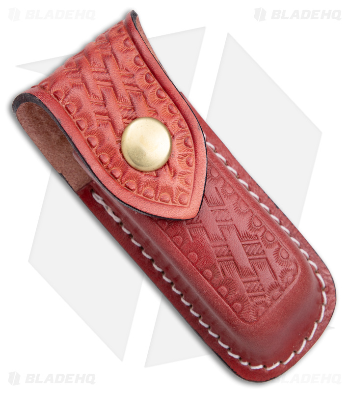 Victorinox Red Leather Zermatt Large Belt Pouch - Blade HQ