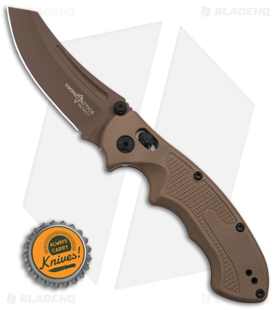 Viking Tactics Patriot Bar Lock Knife FDE G-10 (3.1" FDE)