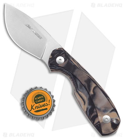 Viper Lille1 GBU Fixed Blade Knife Black/Tan G-10 (2.8" Stonewash)
