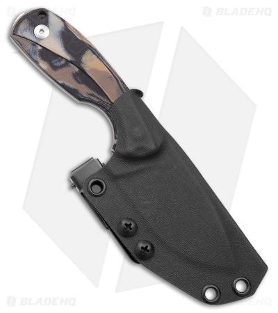 Viper Lille1 GBU Fixed Blade Knife Black/Tan G-10 (2.8" Stonewash)