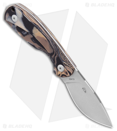 Viper Lille1 GBU Fixed Blade Knife Black/Tan G-10 (2.8" Stonewash)
