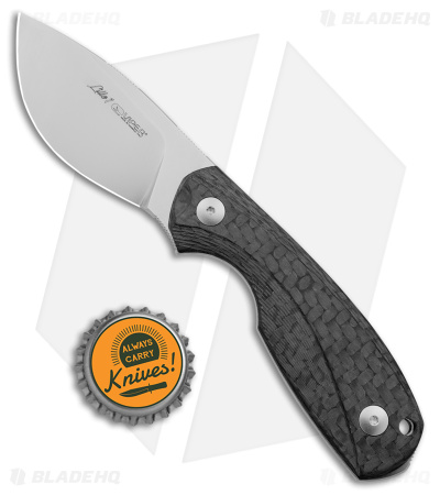 Viper Lille1 FC Fixed Blade Knife Black Carbon Fiber (2.8" Satin)