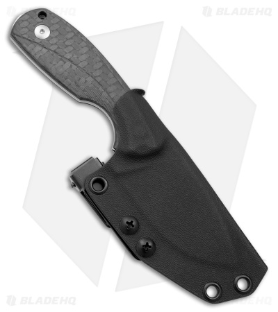 Viper Lille1 FC Fixed Blade Knife Black Carbon Fiber (2.8" Satin)