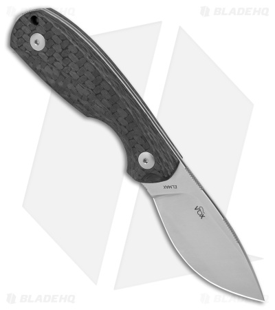 Viper Lille1 FC Fixed Blade Knife Black Carbon Fiber (2.8" Satin)