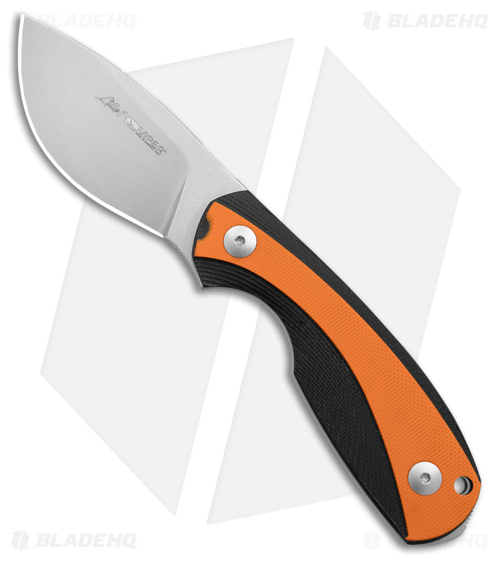 Viper Lille1 GBO Knife Black/Orange G-10 (2.8