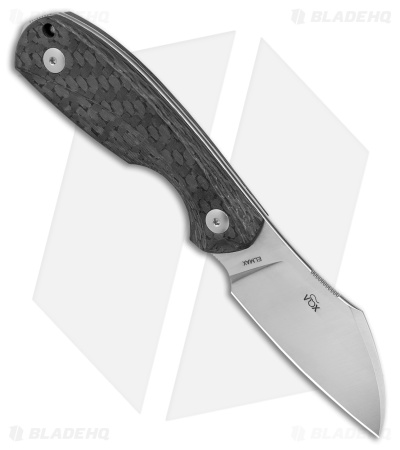 Viper Lille2 FC Fixed Blade Knife Black Carbon Fiber (2.8" Stonewash)