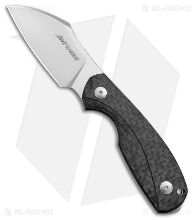 Viper Lille2 FC Fixed Blade Knife Black Carbon Fiber (2.8" Stonewash)