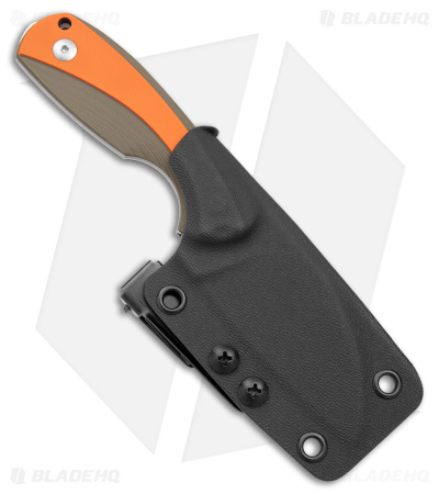 Viper Knives Lille2 GGO Fixed Blade Knife Green/Orange G-10 (2.8" Stonewash)