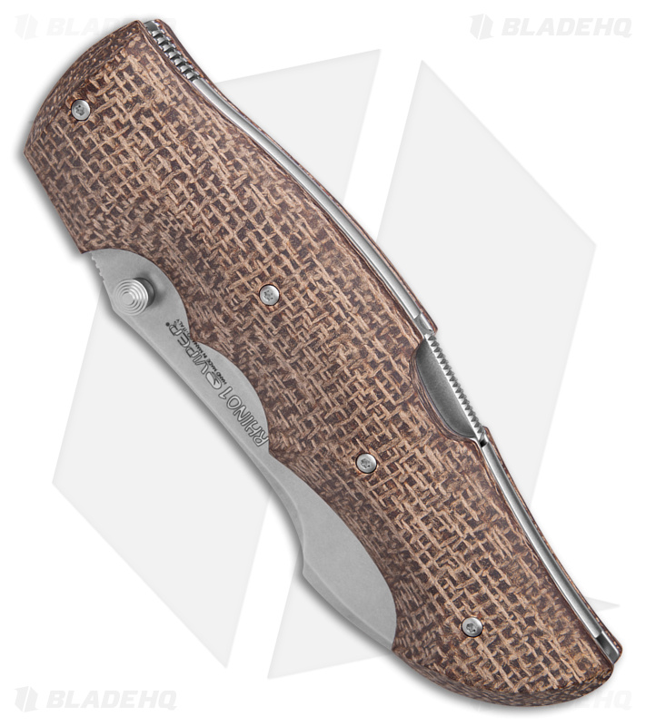 Viper Rhino 1 Lockback Knife Brown Micarta (4.25" Satin)