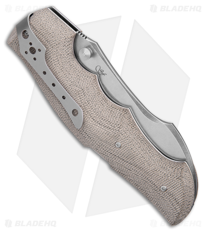 Viper Rhino 1 Lockback Knife Green Micarta (4.25" Stonewash)