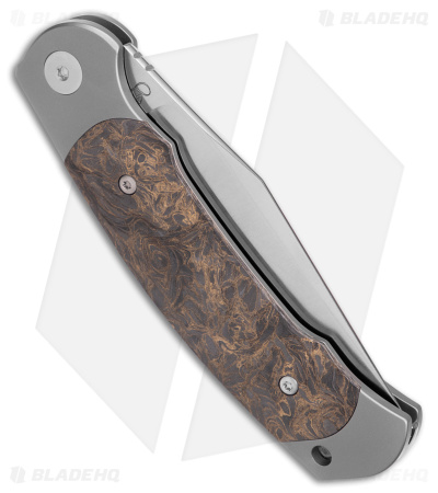 Viper Twin Slip Joint Knife Gold Matter Carbon Fiber (3" Satin)