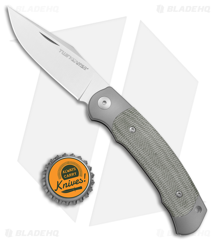 Viper Twin Knife Green Micarta (3