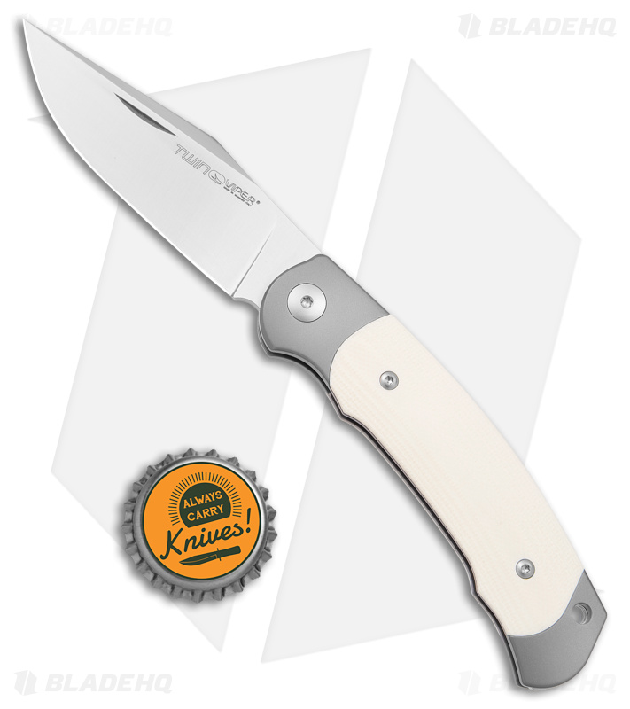 Viper Twin Slip Joint Knife Ivory G-10 (3