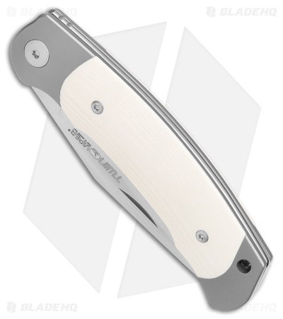Viper Twin Slip Joint Knife Ivory G-10 (3" Satin)