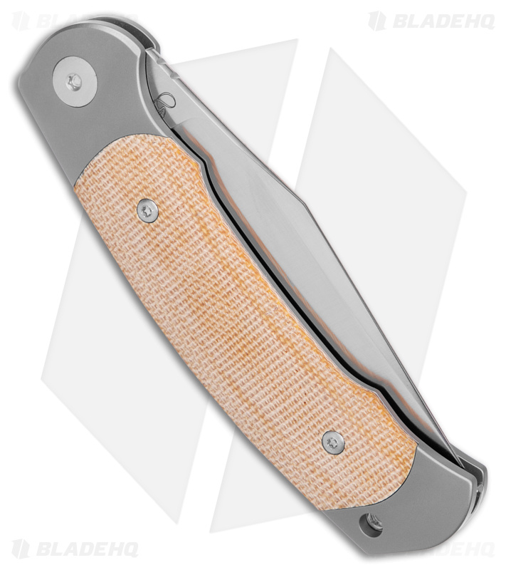 Viper Twin Slip Joint Knife Natural Micarta (3" Satin)