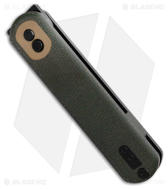 Vosteed Corgi Knife Green Micarta (Black) CG3SVM1 - Blade HQ