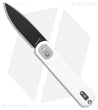 Vosteed Corgi Treklock Knife White G-10 (3" Black) CG3S01