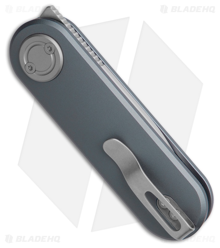 Vosteed Corgi V Vanchor Lock Knife Gray Aluminum (2.4" Satin)