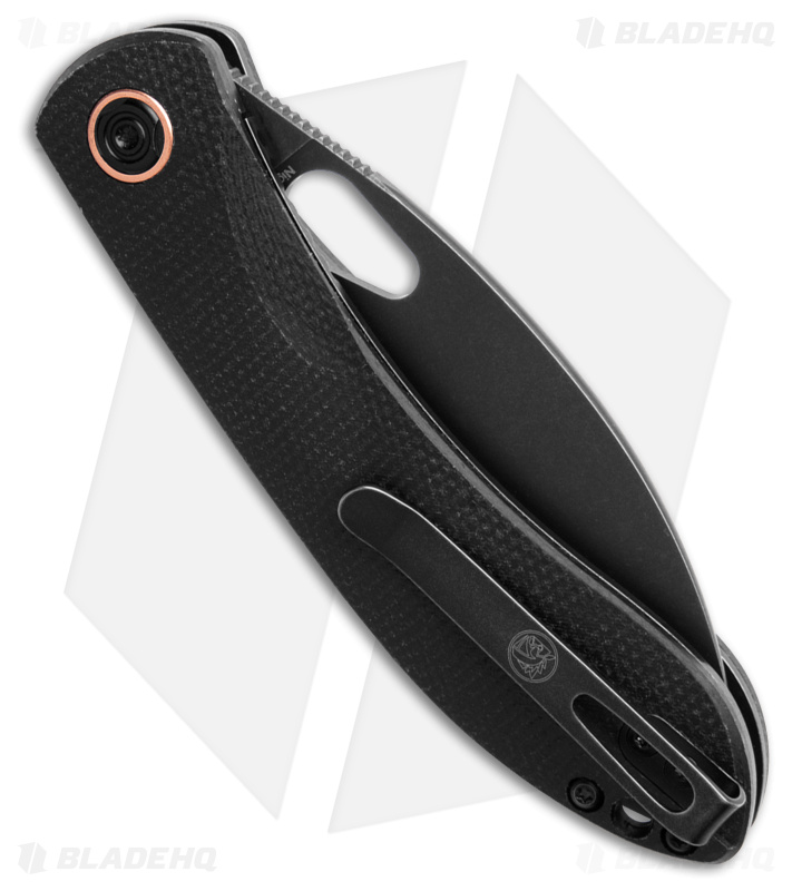 Vosteed Nightshade Thumb Hole/Black Micarta/Black - Blade HQ