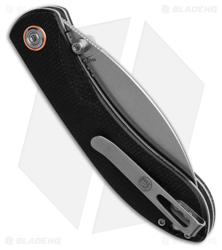 Vosteed Nightshade Linerlock Black Micarta - Blade HQ