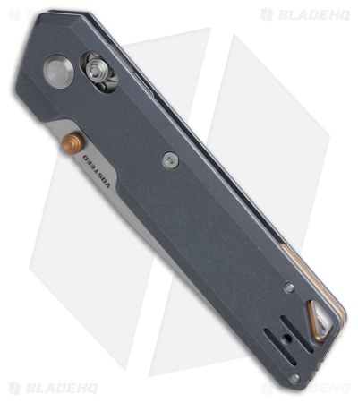 Vosteed Parallel Crossbar Lock Knife Blue Titanium (3" SW) A3504