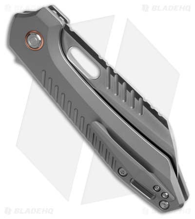 Vosteed RSKAOS Sheepsfoot Top Liner Lock Knife Ti Satin