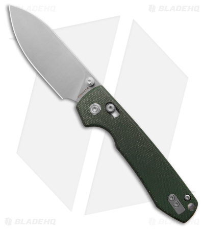 Vosteed Raccoon Crossbar Lock Knife Green/Satin - Blade HQ