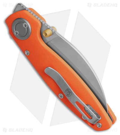Vosteed Shilin Cutter Vanchor Lock Knife Orange Norplex UltreX G-10 (2.9" Satin)