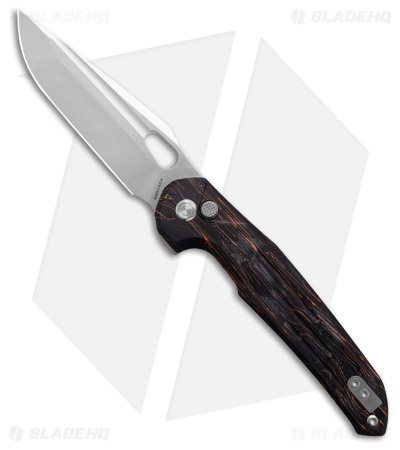 Vosteed Thunderbird Knife Black/Orange G-10 (Sat) - Blade HQ