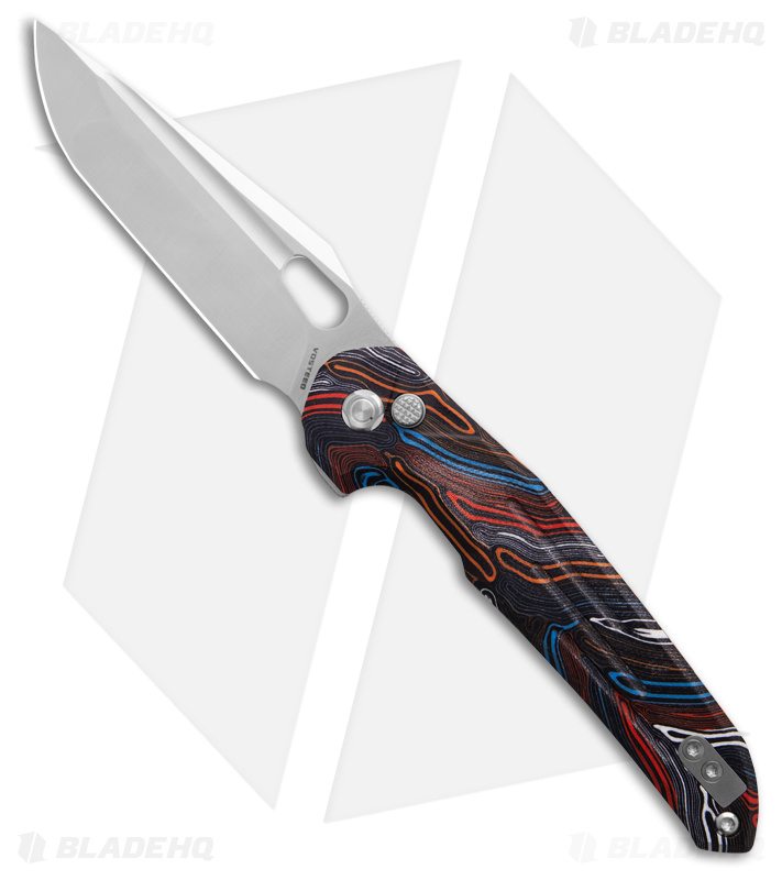Vosteed Thunderbird Knife Rainbow G-10 (Satin) - Blade HQ