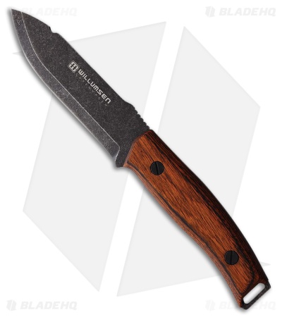 Willumsen Copenhagen Wild1 Fixed Blade Brown Wood (4.75" Dark SW)