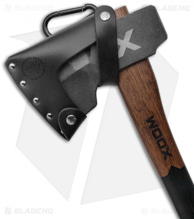 WOOX Forte-X 28" Hewing Axe Black/Brown Appalachian Hickory WXA00302