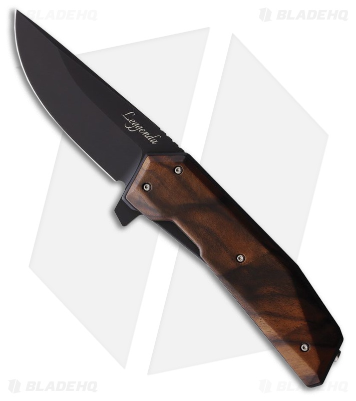 WOOX Leggenda Liner Lock Knife American Walnut (3.5" Black)