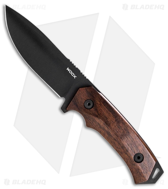 WOOX Rock62 Fixed Blade Knife | Walnut Wood + Black | BHQ