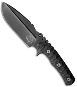 Wander Tactical Uro Tactical Fixed Blade Knife Black Micarta (5.7" Gray)