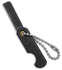 StatGear Pocket Samurai Liner Lock Key Chain Knife Gray Titanium (2.1  Satin) - Blade HQ