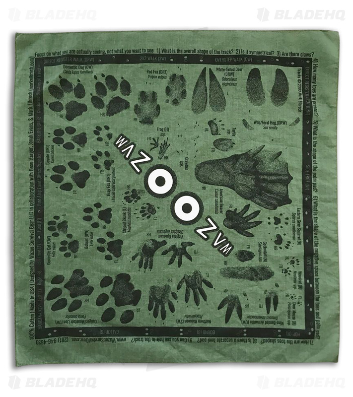 Wazoo Survival Gear Neck Gaiter Tracking Field Kit